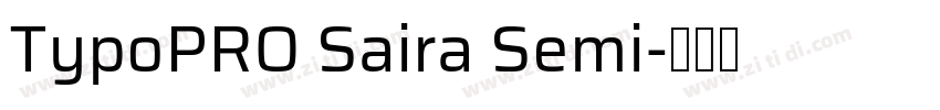 TypoPRO Saira Semi字体转换